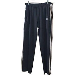 Adidas Womens Black 3-Stripes Track Pants XL